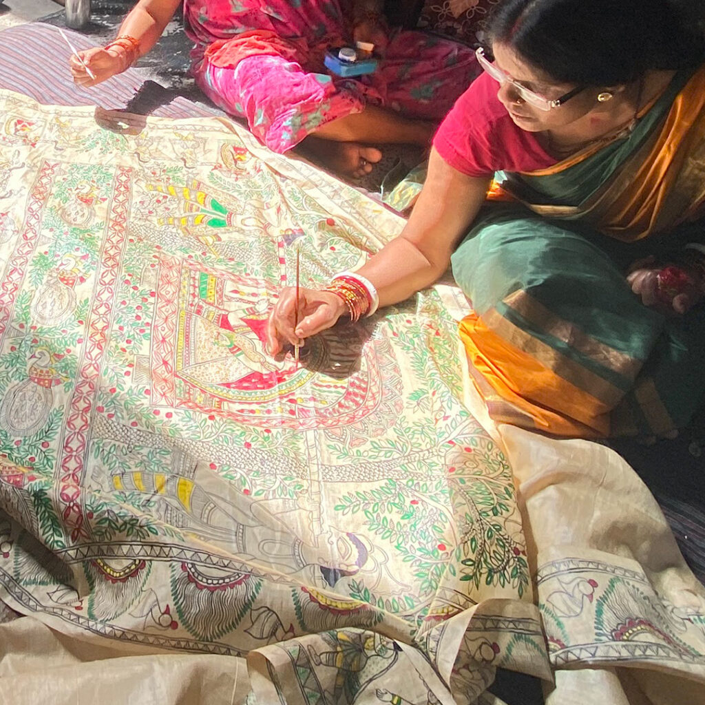 Savitri Devi — Madhubani artisan