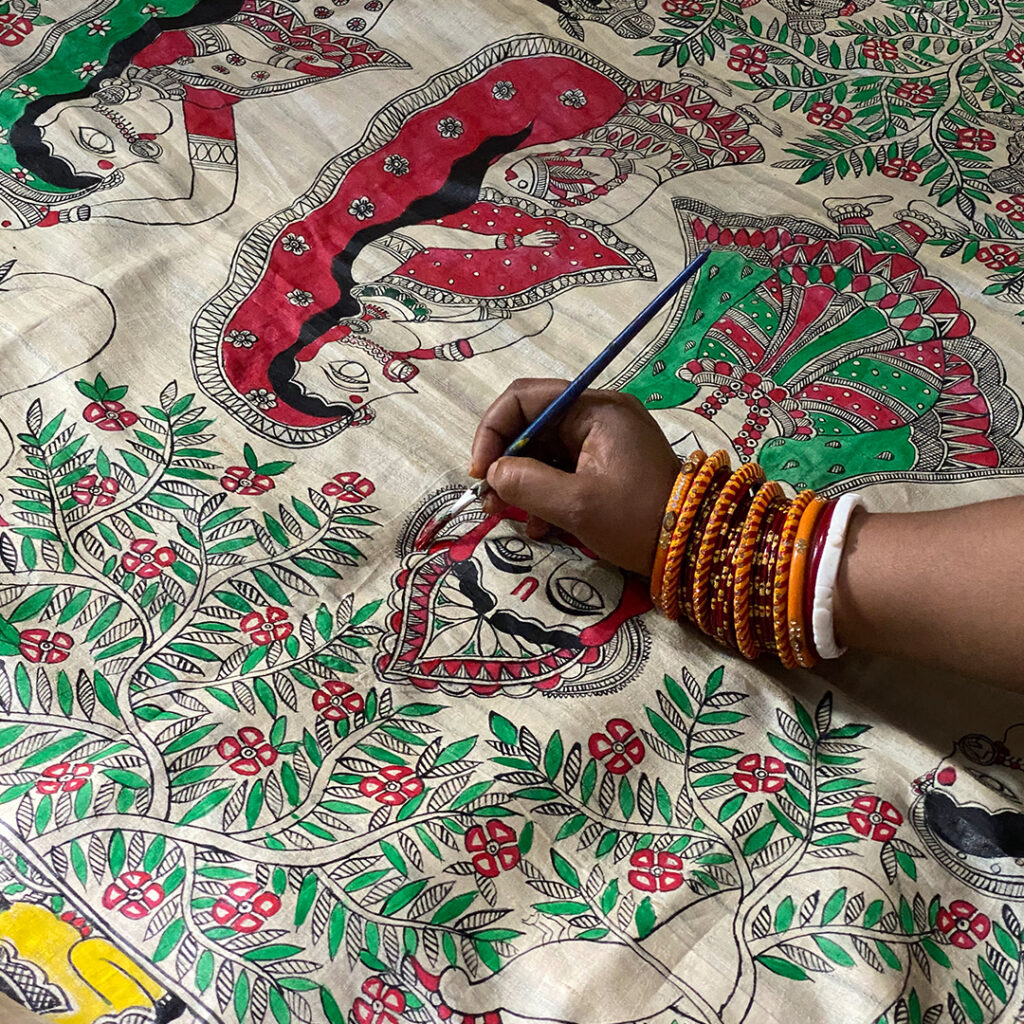 Radha Bai — Shibori and Madhubani artisan